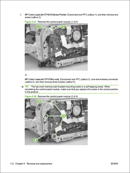 HP Color LaserJet CP1210 CP1215 CP1510 CP1515 Service Manual-4